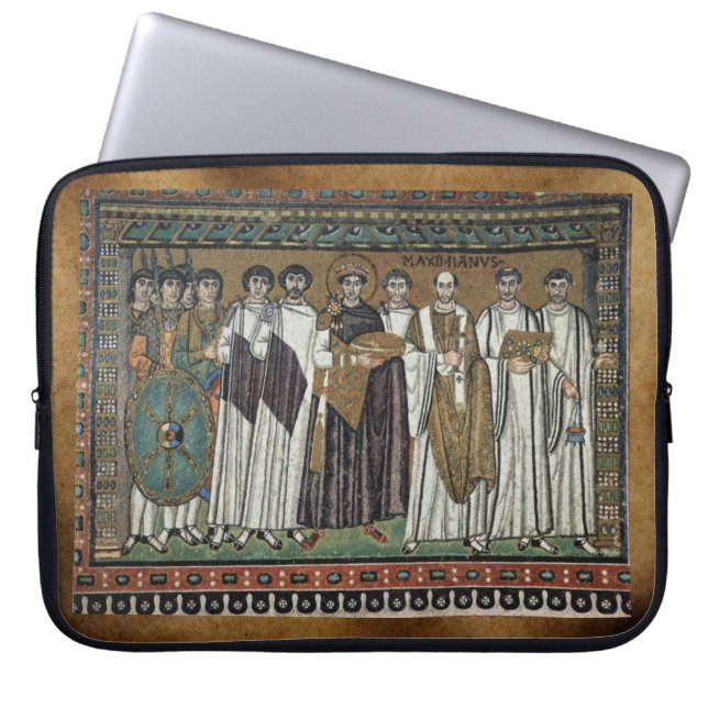 Medieval monastisk Religiösa Art Laptop sleeve (Framsidan)