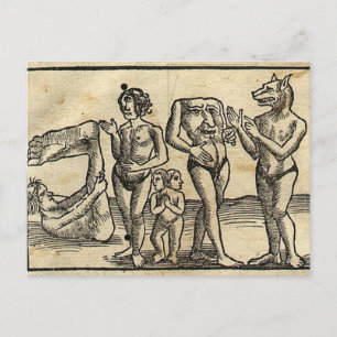Medieval Monsters Vykort