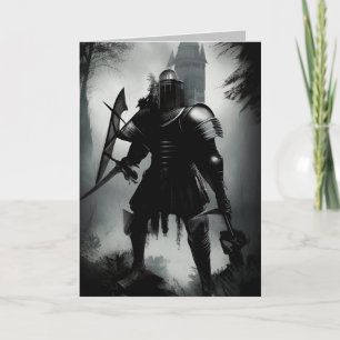Medieval Mörk Knight Kort