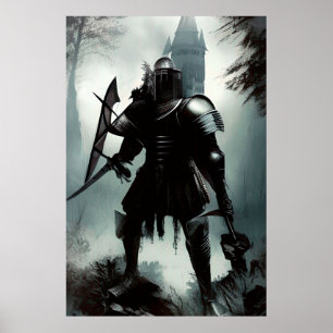 Medieval Mörk Knight Poster