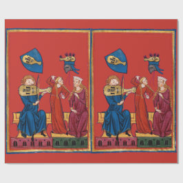 Medieval musik och dans presentpapper
