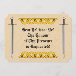 Medieval Norman Sword och Decorative Bands