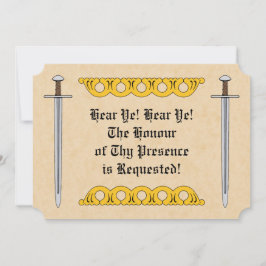 Medieval Norman Sword och Decorative Bands
