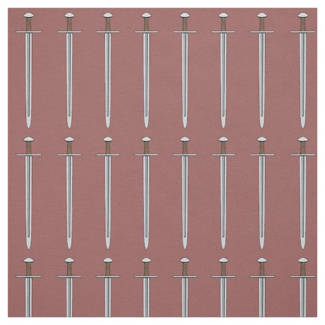Medieval Norman Sword Tyg (Provkarta)