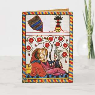 MEDIEVAL PARCHMENT ETERNAL KÄRLEK HELGKORT