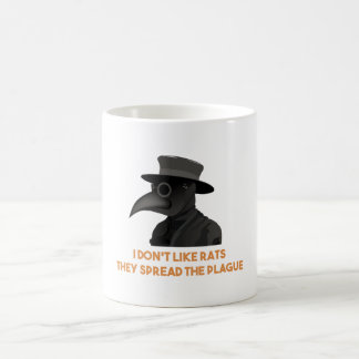 Medieval Plague Doktor är inte som Råttor Kaffemugg