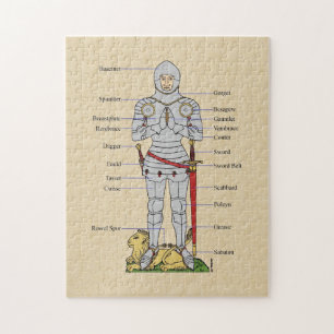 Medieval Plate Armor Circa 1430 Pussel