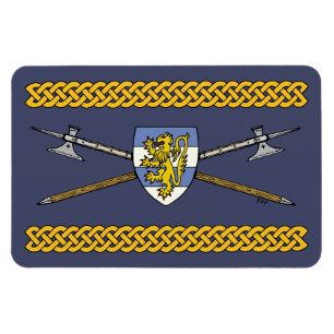 Medieval Poleaxes och Shield Magnet