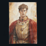 Medieval Prince Kökshandduk<br><div class="desc">A Watercolour portrait of a Medieval prince</div>
