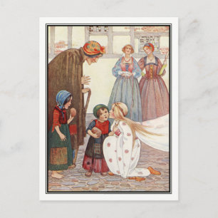 Medieval Queen Ge Bread av Millicent Sowerby Vykort