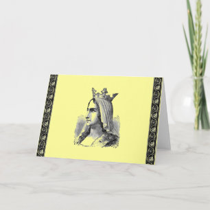 Medieval Queen Greeting Card Kort