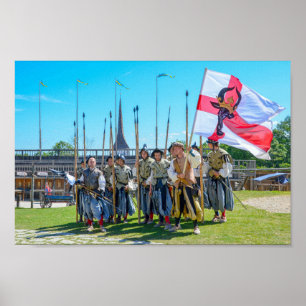 Medieval Reacution at Rakvere Castle, Estland Poster