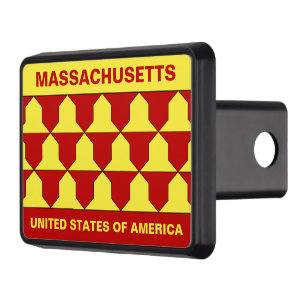 Medieval Red Gult Ferrer Derby Heraldic Mönster Dragkroksskydd