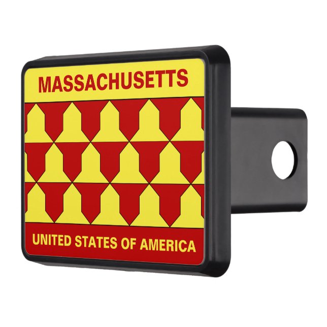 Medieval Red Gult Ferrer Derby Heraldic Mönster Dragkroksskydd (Vänster)