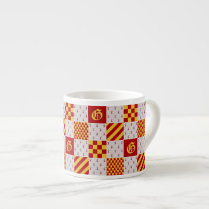 Medieval Red Gult Magic Fantasy Heraldic Espressomugg