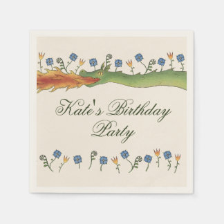 Medieval Ren Faire dragon Pappersservett