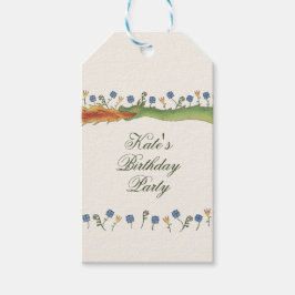 Medieval Ren Faire dragon Presentetikett