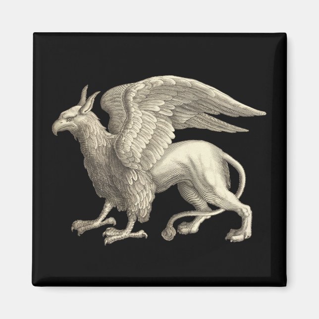 Medieval Renaissance Griffin Magnet (Framsidan)