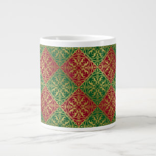 Medieval Renaissance Herald Lejon Leopard Metallic Jumbo Mugg