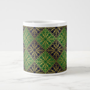 Medieval Renaissance Herald Lejon Leopard Metallic Jumbo Mugg