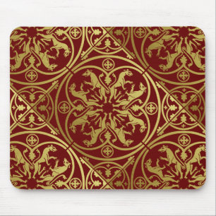 Medieval Renaissance Herald Lejon Leopard Metallic Musmatta