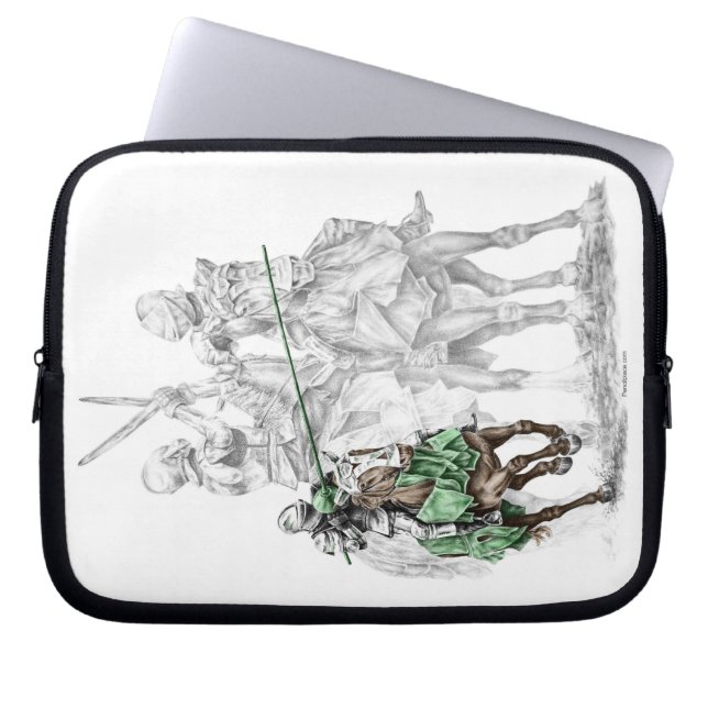 Medieval Renaissance Knight Laptop Fodral (Framsidan)