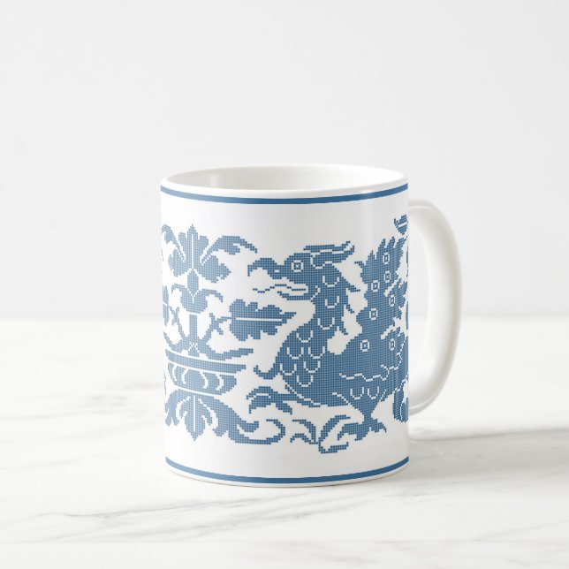 Medieval/Renaissance Wyverns Coffee Mugg (Framsida höger)