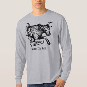 Medieval Renaissance Zodiac Symbol Taurus Bull T Shirt