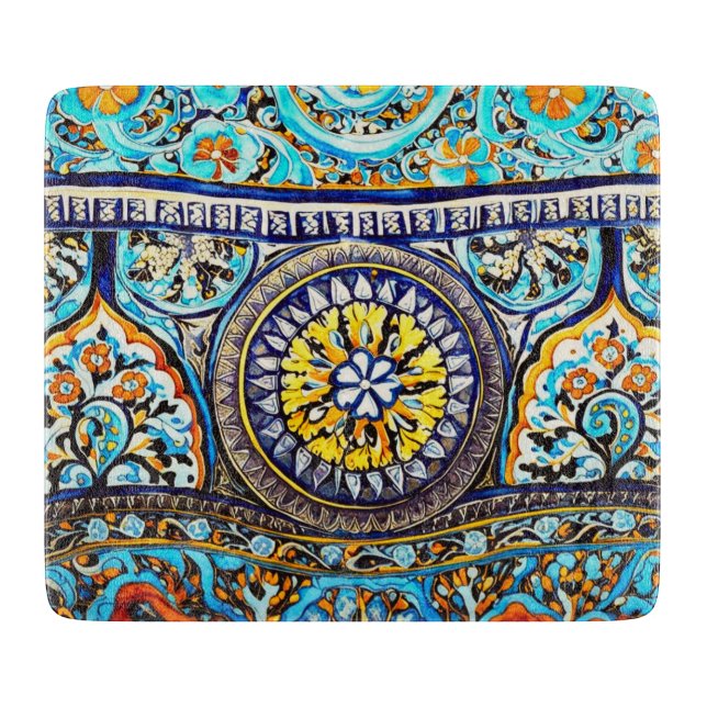 Medieval Roman Italiana Majolica Blommigt (Framsidan)