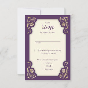 Medieval Royal Ro Bröllop OSA Card Kort