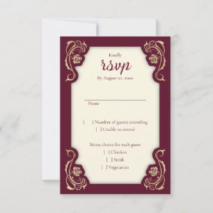 Medieval Royal Ro Bröllop OSA Card Kort
