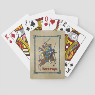 Medieval Russian Bogatyr Casinokort