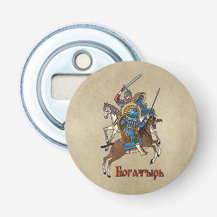 Medieval Russian Bogatyr Flasköppnare
