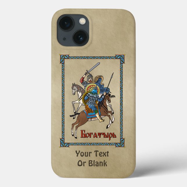 Medieval Russian Bogatyr Fodral-Mate iphone case (Baksida)