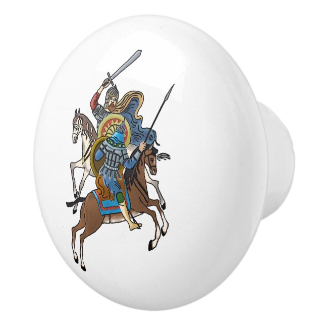 Medieval Russian Bogatyr Knopp (Höger)