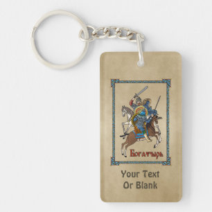 Medieval Russian Bogatyr Nyckelring