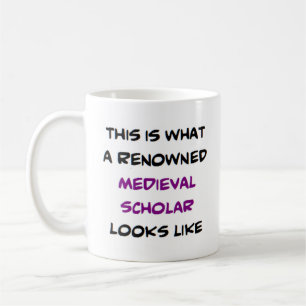 Medieval scholar, känd kaffemugg