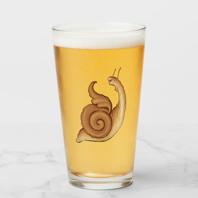 Medieval Screaming Snigel Glass Tumbler Glaskopp (Framsida fylld)