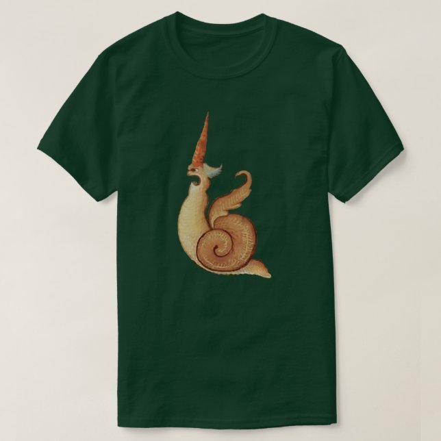 Medieval "Screaming Snigel" T-Shirt (Design framsida)