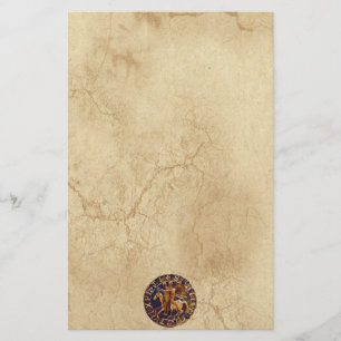 Medieval Seal of the Knight Templar Brevpapper