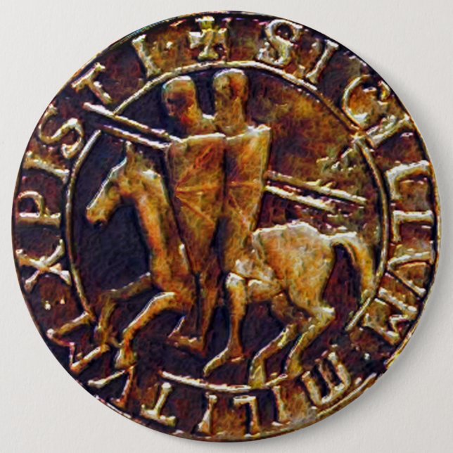 Medieval Seal of the Knight Templar Knapp (Framsida)