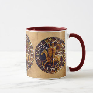 Medieval Seal of the Knight Templar Mugg