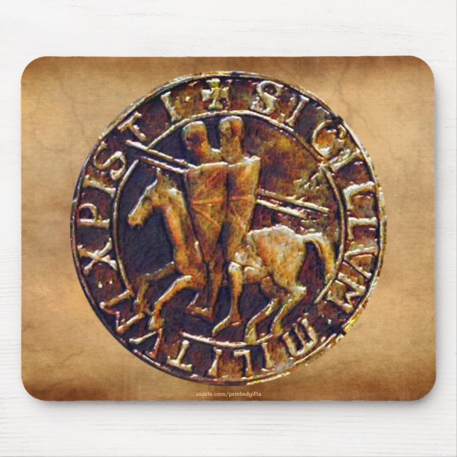 Medieval Seal of the Knight Templar Musmatta (Framsidan)