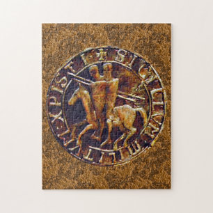 Medieval Seal of the Knight Templar Pussel