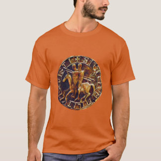 Medieval Seal of the Knight Templar Tee Shirt