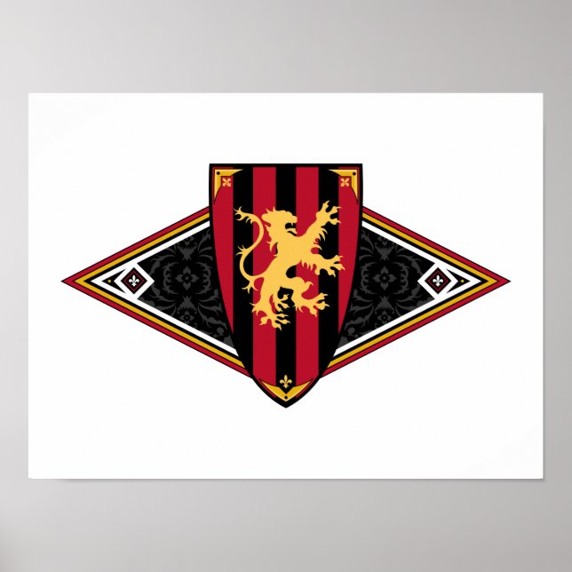 Medieval Shield Poster (Framsidan)
