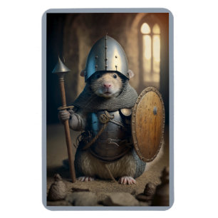 Medieval Shield Råtta Magnet