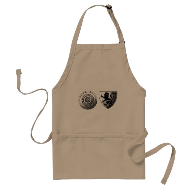 Medieval Shields Apron Förkläde (Framsidan)