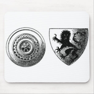 Medieval Shields Mouse Pad Musmatta