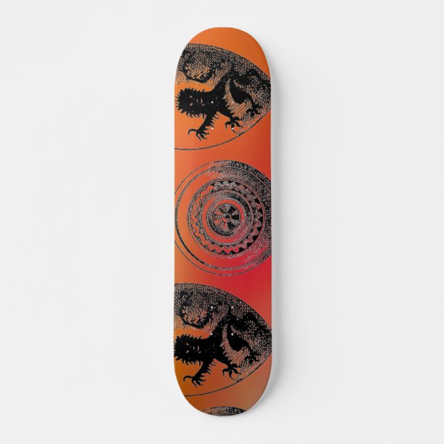 Medieval Shields Skateboard (Framsida)